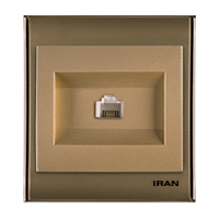 سوکت تلفن تک فضل الکتریک مدل ایران 2008